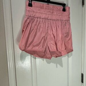FP MOVEMENT FREE PEOPLE Pink Women's Shorts WINDBREAKER